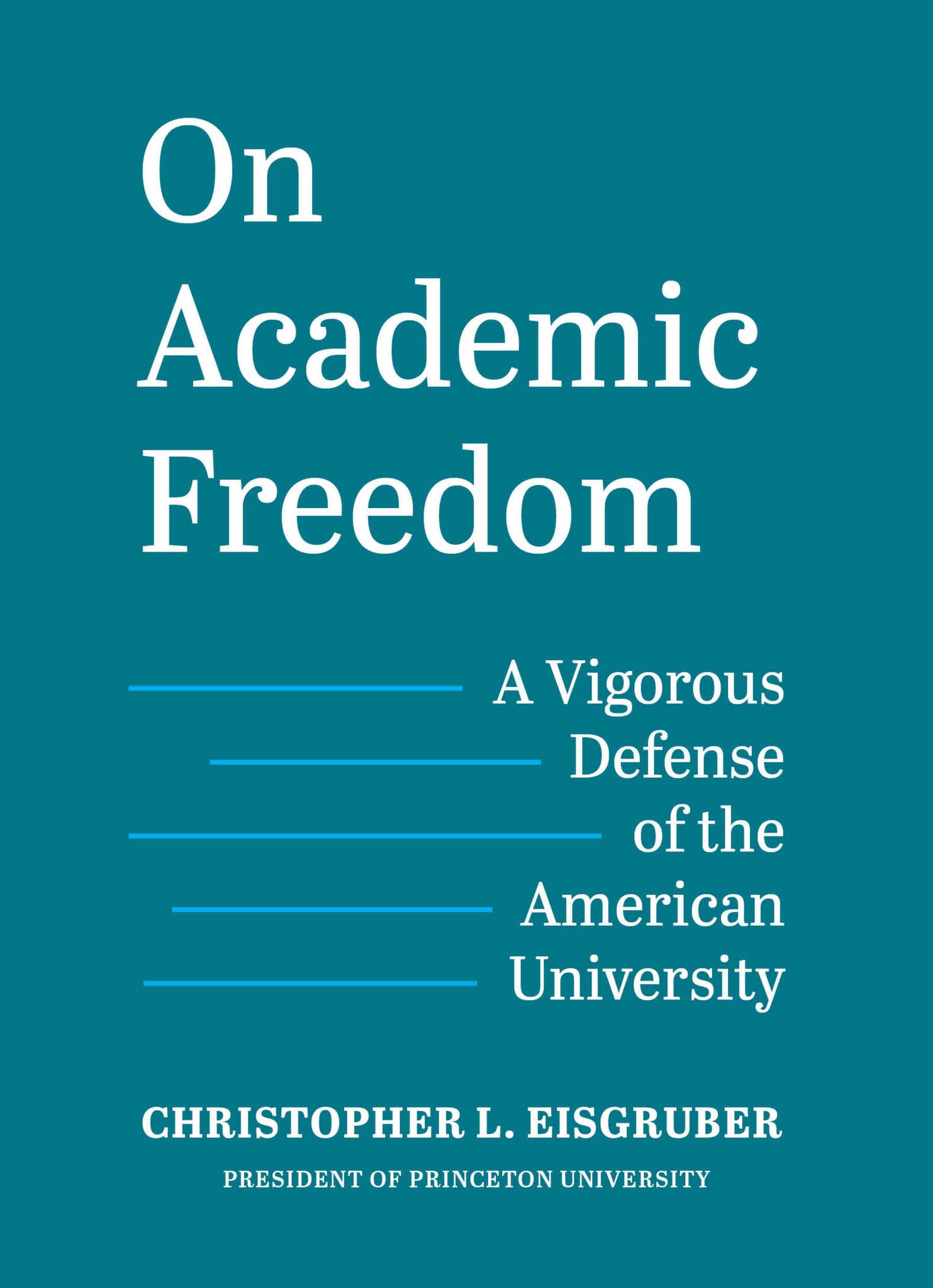 Cover image for On Academic Freedom ISBN 9780520438897